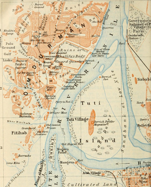 File:1914 map Omdurman Sudan by Baedeker.png