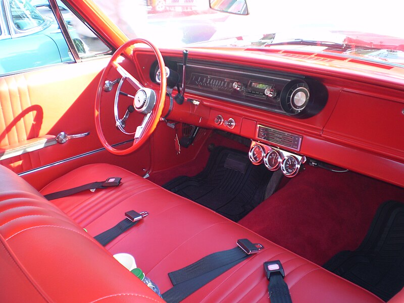 File:1965 chevrolet bel air 2 door (interior).JPG