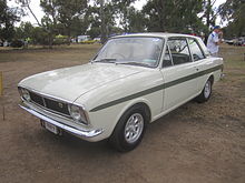 Una Ford Cortina Twin Cam