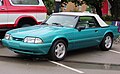 1993 Ford Mustang LX 5.0L convertible, front left view