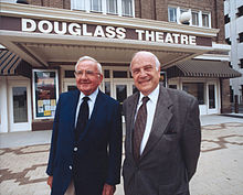 Creed Black and W. Gerald Austen attending a board meeting of the Knight Foundation at the Douglass Theatre in Macon, Georgia 1998 Creed Black and Gerald Austen - Flickr - Knight Foundation.jpg