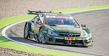 Wickens competing at the Hockenheimring during the finale of the 2014 Deutsche Tourenwagen Masters. 2014 DTM HockenheimringII Robert Wickens by 2eight DSC6667.jpg