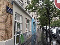 Näkymä rue des Quatre-Frères-Peignotille, tasainen puoli.