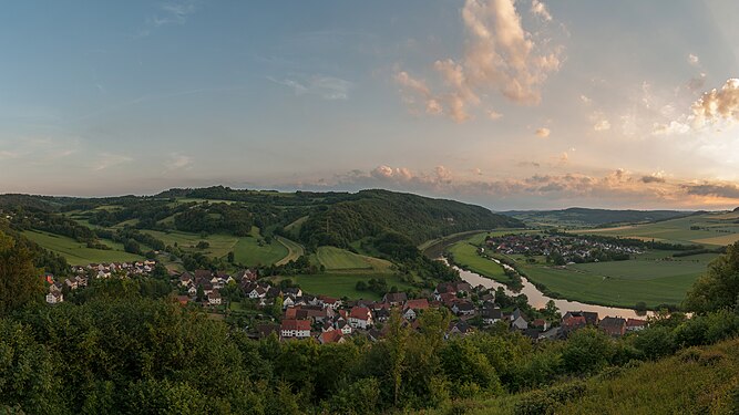 Sundown over Rühle, Germany