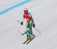 Ben Wynn på holdet ski snowboard cross konkurrence