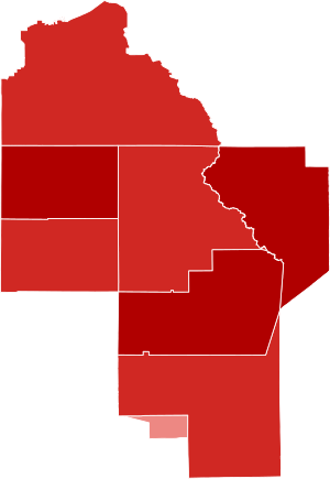 2022 Florida's 18th Congressional District map by county.svg