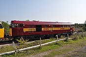 31466 leaving for Gloucester from the Dean Forest Railway.JPG