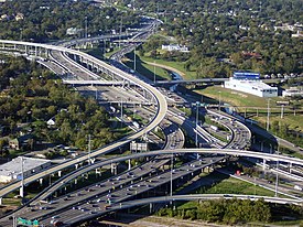 I-10 and I-45 interchange in Tokyo