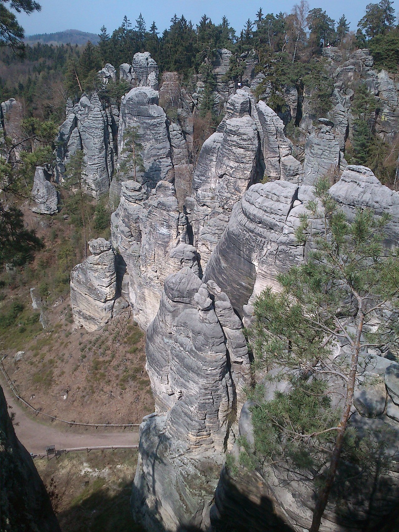 праховские скалы чехия