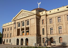 O histórico Capitólio do Estado do Arizona