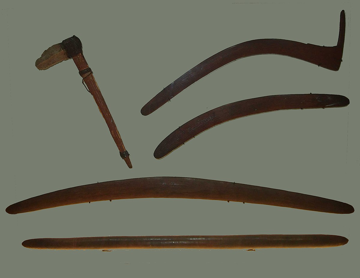 File:Aboriginal hunting tools.jpg - Wikimedia Commons