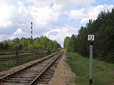 Dzelzceļa Rīga—Ērgļi 13. kilometrs pie Acones stacijas
