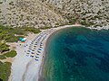 Aerial Nikolaos Beach Hydra, Greece (43058504740).jpg