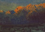 Альберт Бирштадт - Восход солнца в Сьеррах 1872.jpg 