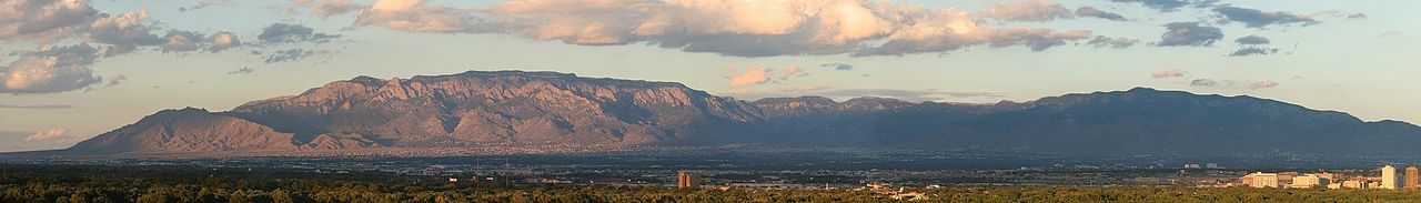 The Sandia Mountains above Albuquerque