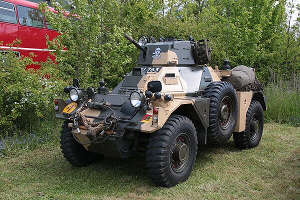 Ferret Mk2 armored car.