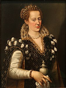 Portrait of Isabella de' Medici - Workshop of Alessandro Allori