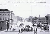 Alexanderplatz en 1830