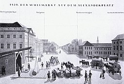 Alexanderplatz en 1830