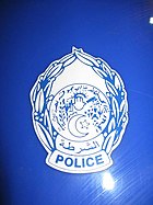 Badge of the National Police.