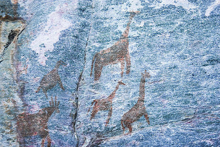 Rock art at Tsodilo