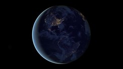 Податотека:Animation of Rotating Earth at Night.webm