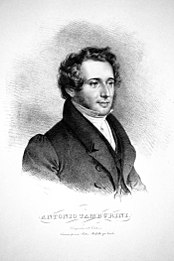 Antonio Tamburini II Lithographie par Josef Kriehuber