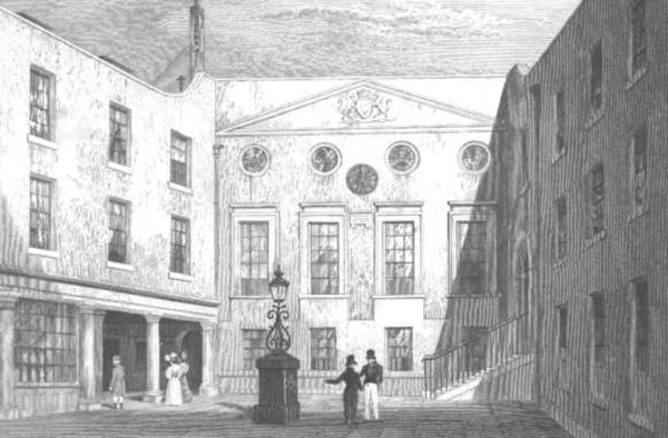 Apothecaries' Hall in Blackfriars, 1831