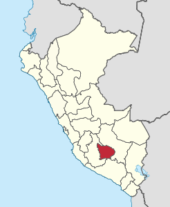 Regione di Apurímac – Localizzazione