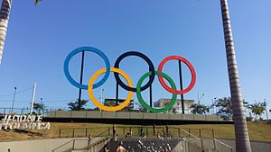 Arcos Olímpicos da Rio 2016 no Parque Madureira.