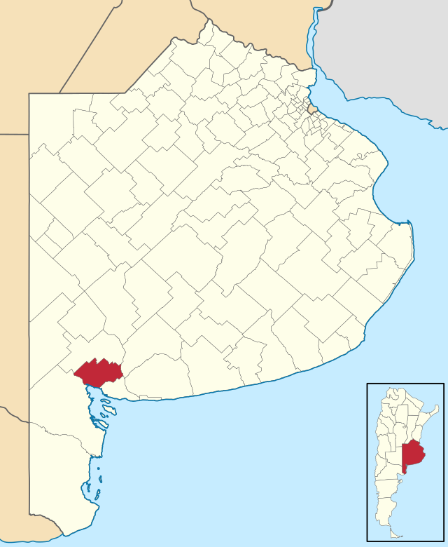 Муниципалитет Баия-Бланка на карте