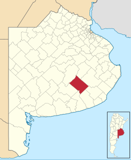 Tandil Partido Department in Argentina