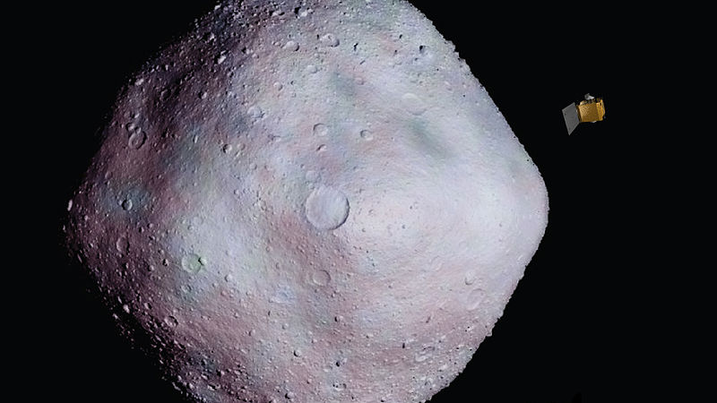 File:Artist's concept of the OSIRIS-REx spacecraft near asteroid 1999 RQ36.jpg