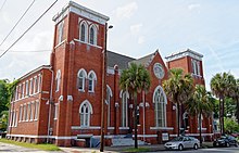 Asbury Metodist cherkovi, Savannah, GA, US.jpg