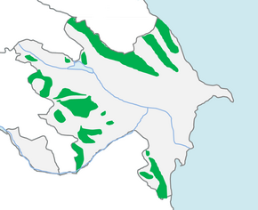 Description de l'image Azerbaijan forests map.png.