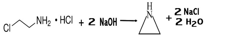 File:Aziridine from 2-Chloroethylamine hydrochloride.png