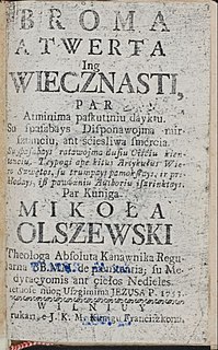 <span class="mw-page-title-main">Michał Olszewski (priest)</span>