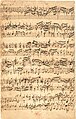 partitura manuscrita