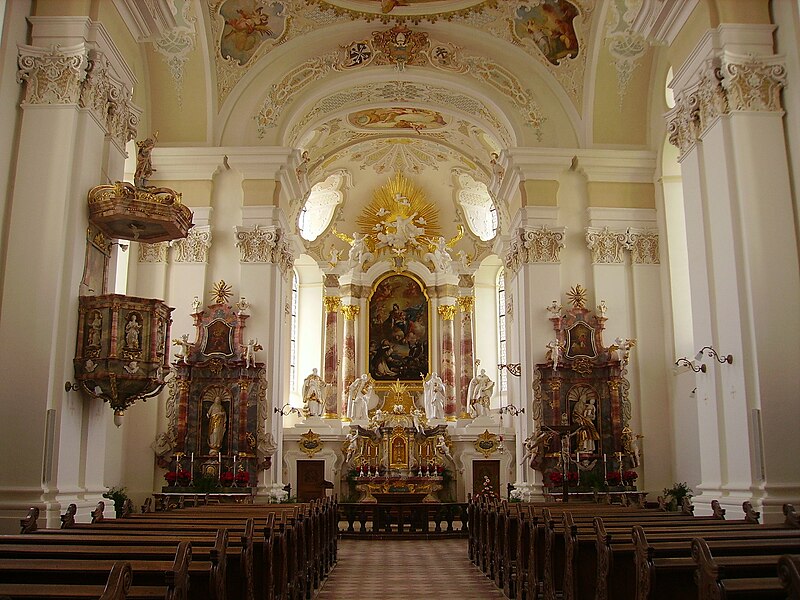 File:Bad Saulgau Kloster Sießen St. Martin Innen 1.jpg