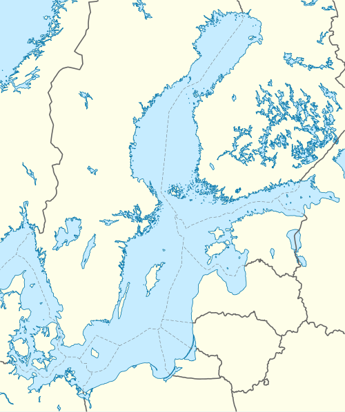 Vyborg is located in Baltic Sea