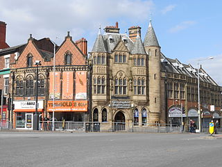 Bank Buildings, Birkenhead Grade II listed building in Birkenhead, Wirral, England