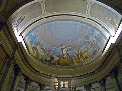 Fresco in the apse "Christ triumphing over Paganism" by Giovanni Bevilacqua