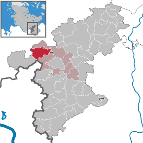 Poziția localității Bargfeld-Stegen