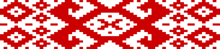 Decorative pattern on the Flag of Belarus that resembles ruchnik
