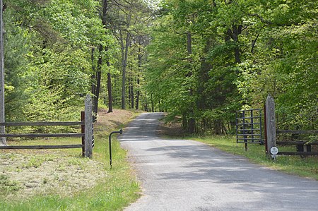 Bellair outside Charlottesville, entrance