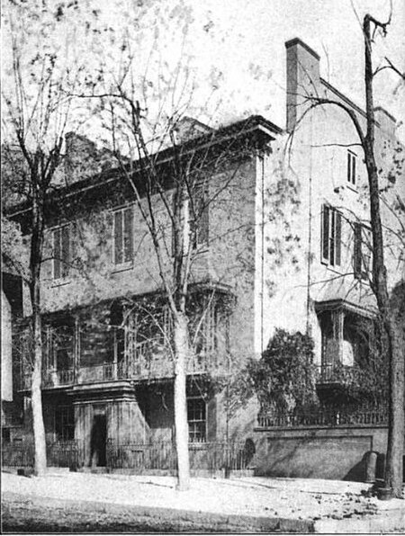 The Tayloe House in 1886, the year before Sen. Don Cameron purchased it