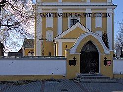 Polski: Bieliny - Sanktuarium św. Wojciecha English: Adalbert of Prague church in Bieliny