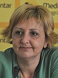 Biljana Stojković in Medija centar in 2019