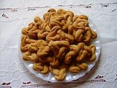 Biscoitos de Orelha (literally Ear Cookies) a regional specialty of the island of Santa Maria