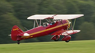 English: Boeing-Stearman N2S-2/R985 Kaydet (reg. D-EMDV, cn 75-5844) Deutsch: Boeing-Stearman N2S-2/R985 Kaydet (Reg. D-EMDV, cn 75-5844)